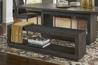 Modern Gray Dining Room Bench - Oxford-3
