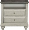 Mystic Hills Farmhouse Light Gray Nightstand