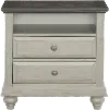 Mystic Hills Light Gray Nightstand