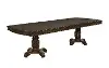 Traditional Dark Brown Dining Room Table - Renaissance