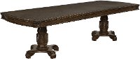 Traditional Dark Brown Dining Room Table - Renaissance