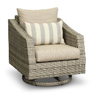 Cannes Gray Patio Motion Club Chair