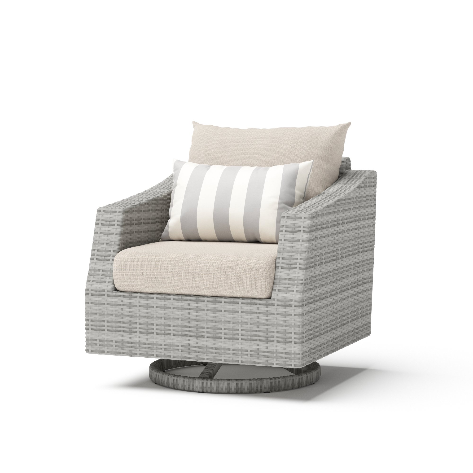 Cannes Gray Patio Motion Club Chair-2
