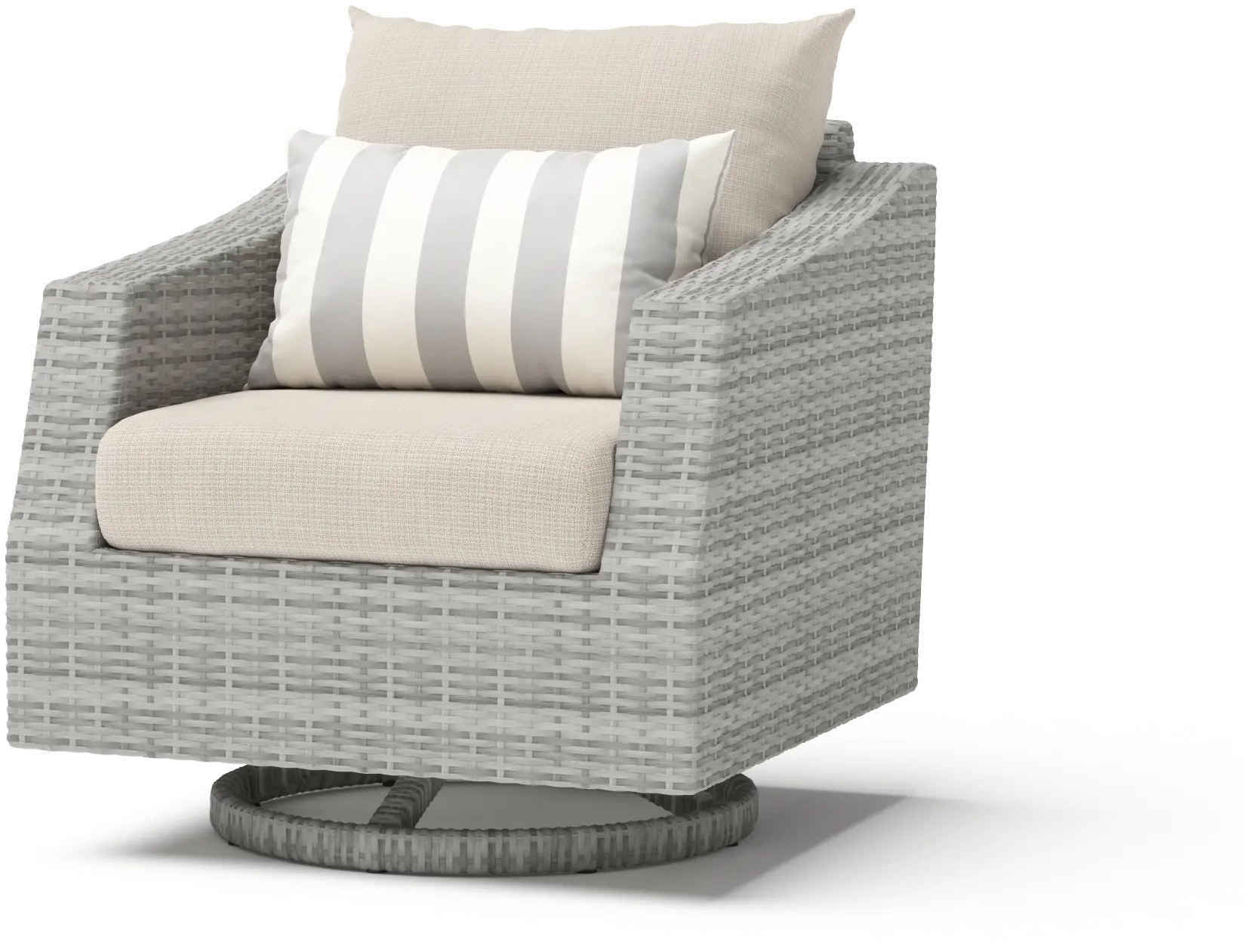 Cannes Gray Patio Motion Club Chair-2
