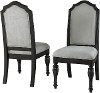 Traditional Dark Brown Upholstered Dining Room Chair - Timeless