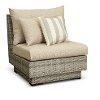 Pebble Gray Patio Chair - Cannes