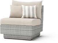 OP-PEAC1-CNS/ARLCHR Pebble Gray Patio Chair - Cannes-2