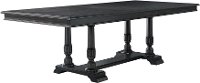 Traditional Dark Brown Dining Room Table - Timeless
