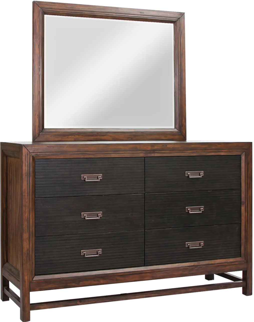 Branson Brown and Black Dresser-1