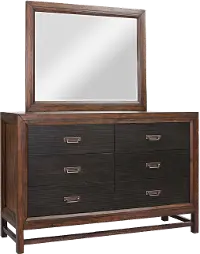 Branson Brown and Black Dresser