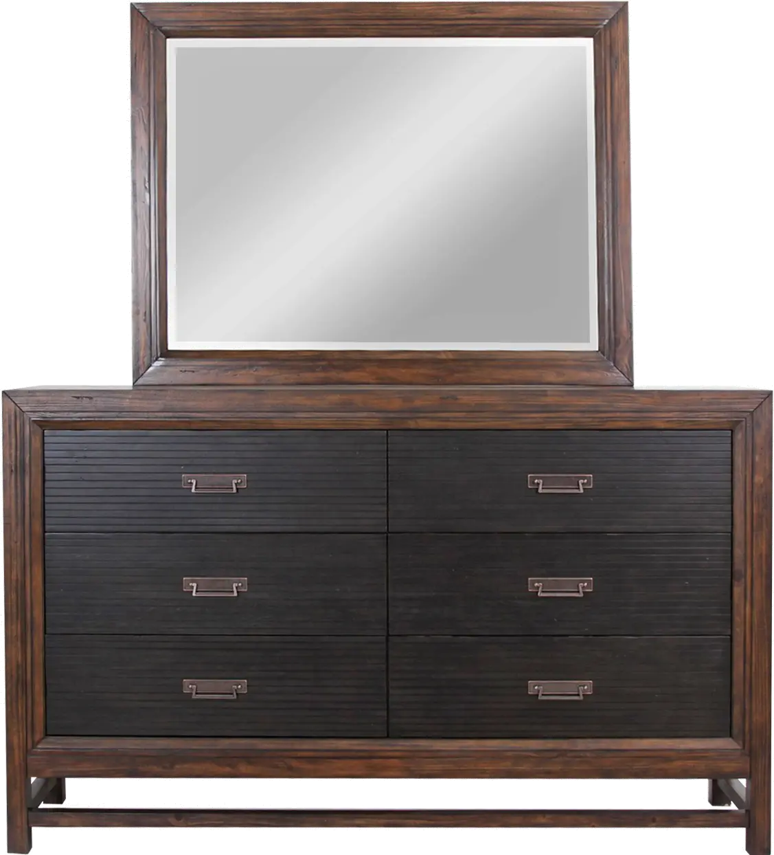 Branson Brown and Black Dresser-2