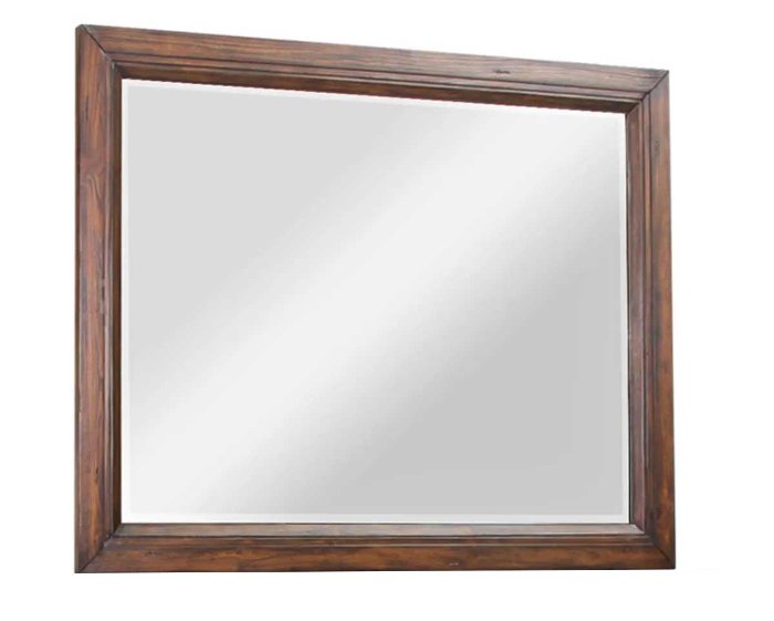 Branson Classic Arts and Crafts Brown Mirror