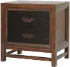 Clearance Branson Brown and Black Nightstand