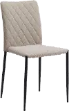 Harve Beige Upholstered Dining Room Chair (Set of 2)
