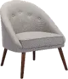Cruise Mid Century Modern Gray Accent Chair