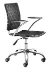 Criss Cross Black Office Chair