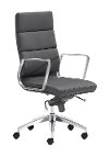 Slee Black High Back Office Chair - Engineer