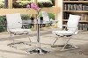 Set of 2 Home Office White Chairs - Lider Plus