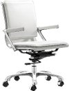 White Modern Office Chair - Lider Plus