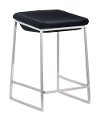 Dark Gray Upholstered Counter Height Stool (Set of 2) - Lids
