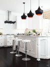 Chrome and White Adjustable Bar Stool -Soda