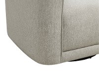 Modern Gray U-Shape Swivel Accent Chair - Whirlaway-2