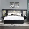 Astoria Black and Gray King Wall Bed