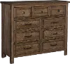 Brendan Pecan Brown Dresser