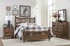 Brendan Pecan Brown 4 Piece Full Bedroom Set