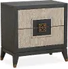 Ryker Black and Gray Nightstand