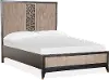 Clearance Ryker Black and Gray Queen Bed
