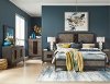 Black and Gray 4 Piece Queen Bedroom Set - Ryker