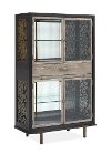 Mid Century Modern Black and Gray Display Cabinet - Ryker