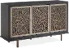 Clearance Ryker Black and Gray Dining Room Sideboard