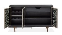 Mid Century Modern Black and Gray Dining Room Sideboard - Ryker-3