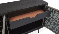 Mid Century Modern Black and Gray Dining Room Sideboard - Ryker-4