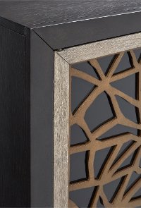 Mid Century Modern Black and Gray Dining Room Sideboard - Ryker-6
