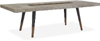 Mid Century Modern Black and Gray Dining Room Table - Ryker