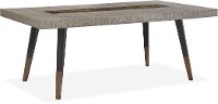 Mid Century Modern Black and Gray Dining Room Table - Ryker-2