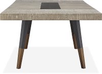 Mid Century Modern Black and Gray Dining Room Table - Ryker-5