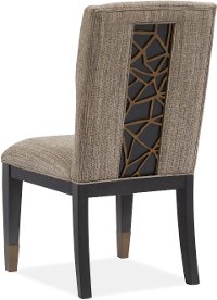Grayish Brown and Black Upholstered Dining Room Chair - Ryker-2