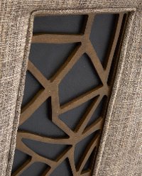 Grayish Brown and Black Upholstered Dining Room Chair - Ryker-4
