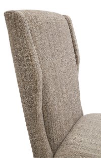 Grayish Brown and Black Upholstered Dining Room Chair - Ryker-5