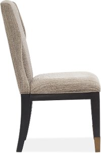 Grayish Brown and Black Upholstered Dining Room Chair - Ryker-7