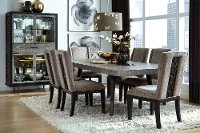 Mid Century Modern Black and Gray 5 Piece Dining Room Set - Ryker