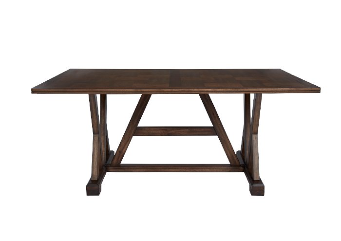Mid Century Modern Brown Wood Dining Room Table - Mimosa