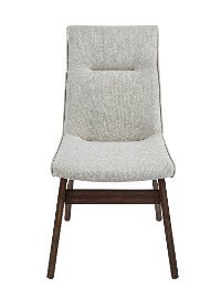 Mid Century Modern Soft Gray Upholstered Dining Room Chair - Mimosa