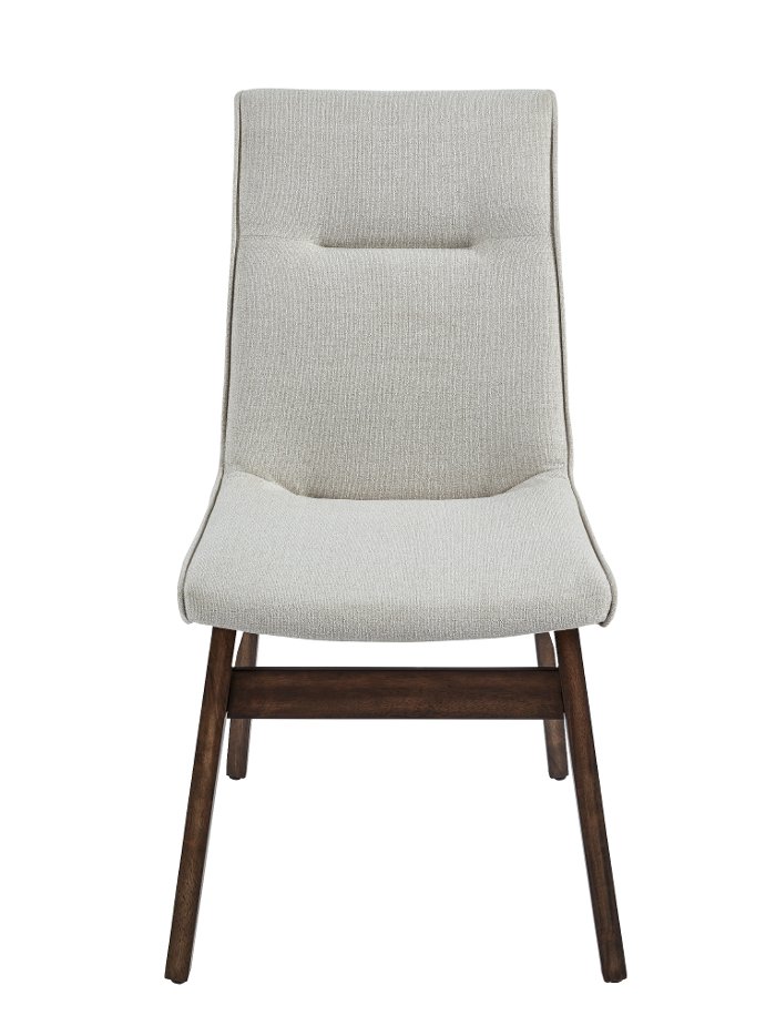 Mid Century Modern Soft Gray Upholstered Dining Room Chair - Mimosa