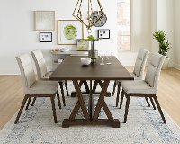 Mid Century Modern Soft Gray Upholstered Dining Room Chair - Mimosa-3