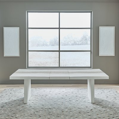 Contemporary White Dining Room Table - Mirage